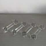 4 glass knife rests