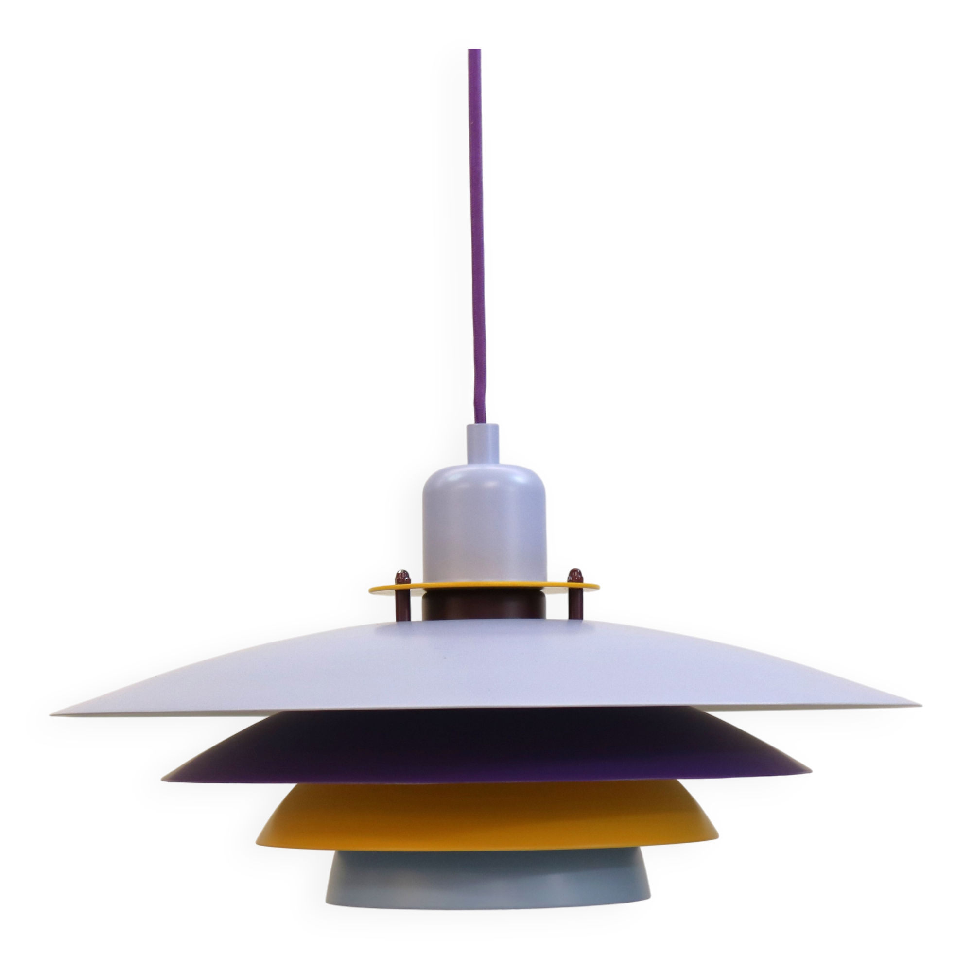 Colorful Danish Pendant Lamp by Belid – 1980s