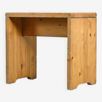 Tabouret Méribel en pin, France circa 1970