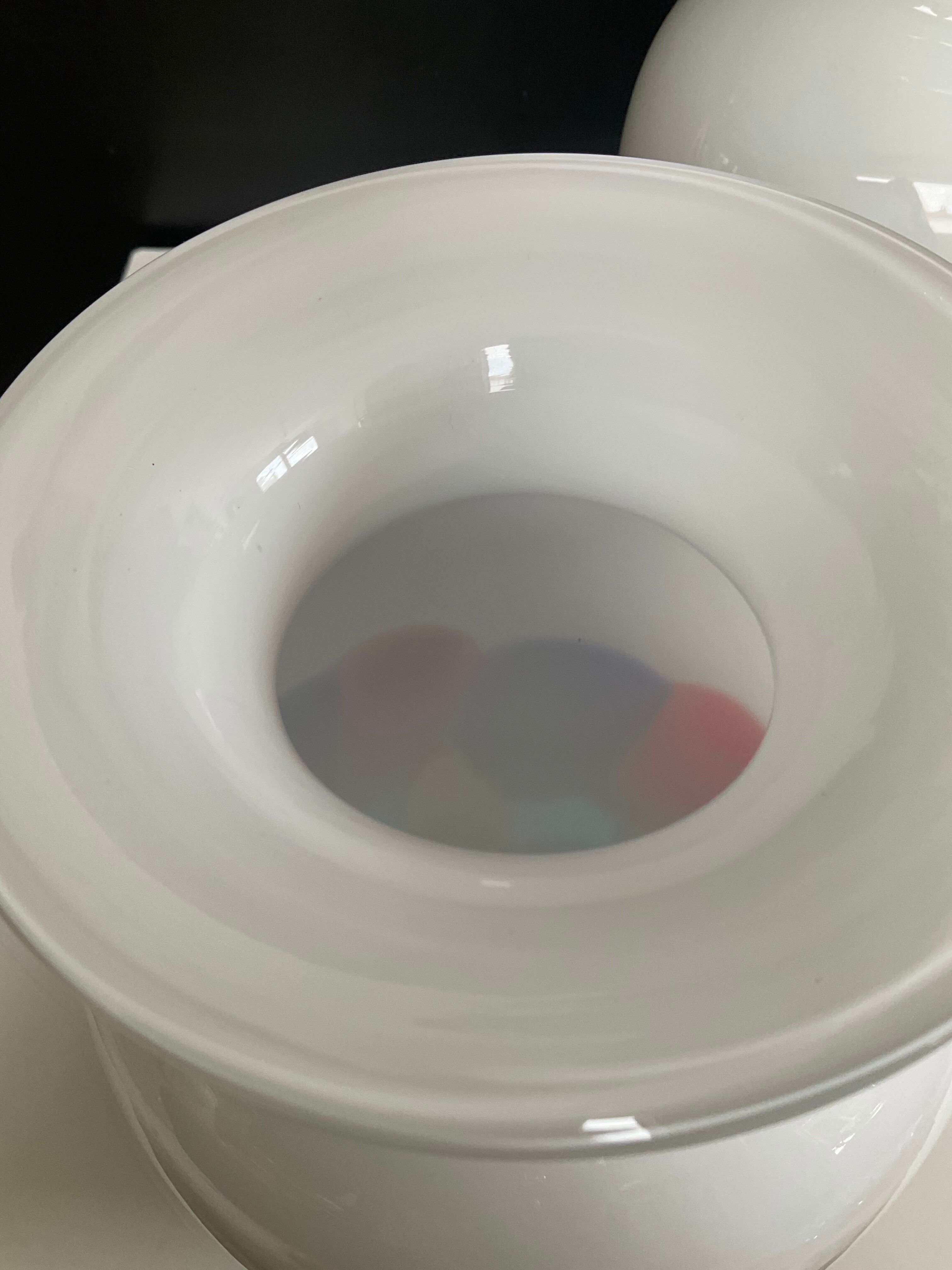 Duo de vases vintage en pâte de verre Murano