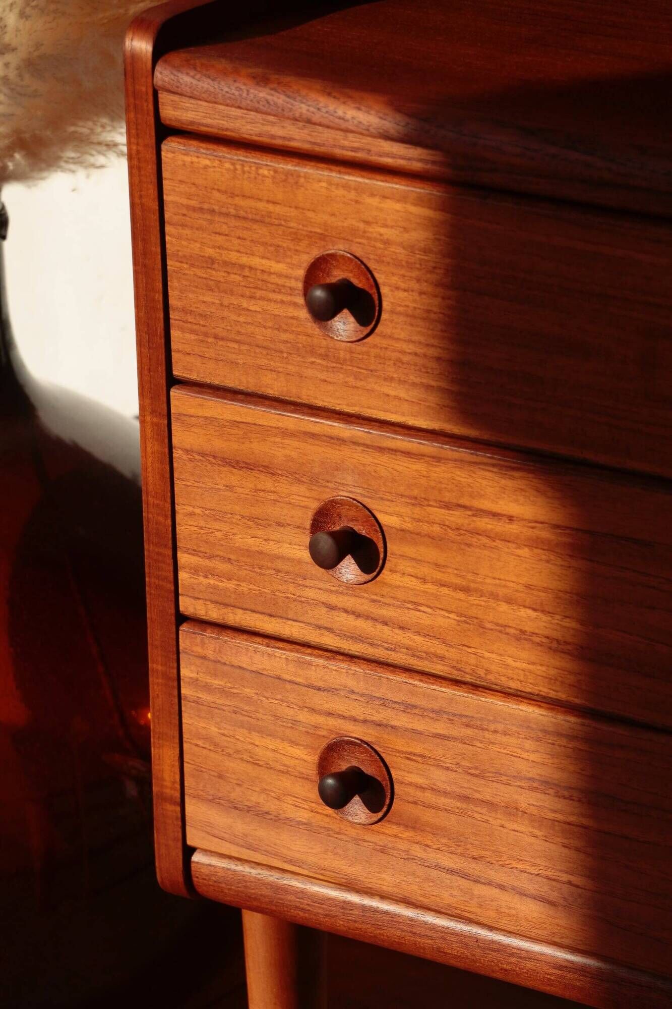 Secrétaire scandinave en teck - MSE Mobler 1960