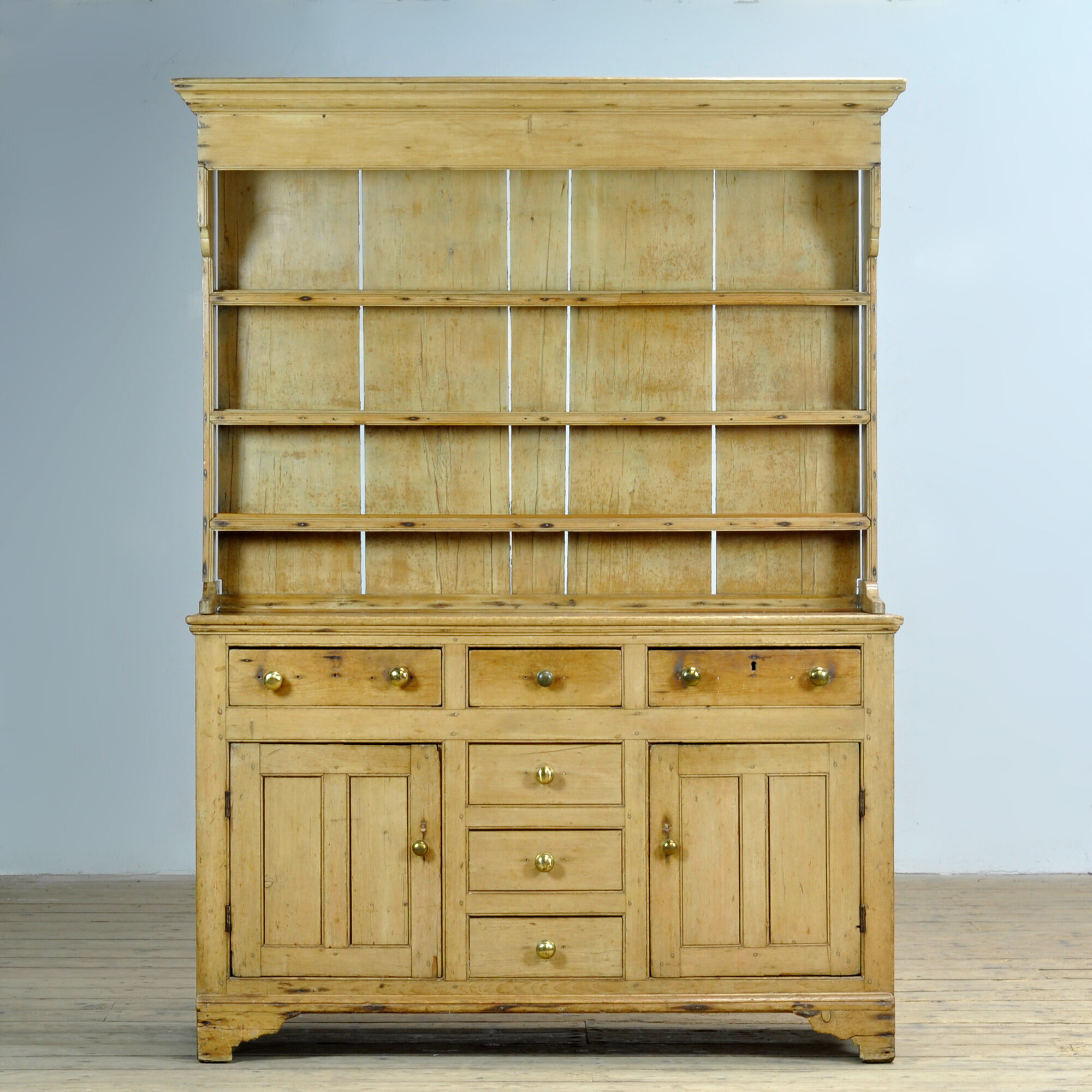 Pine buffet cabinet, circa 1850