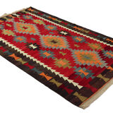 Anatolian handmade kilim rug 300 cm x 182 cm