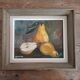 Tableau nature morte poires