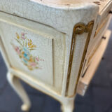 Pair of hand-painted Venetian bedside tables – baroque style