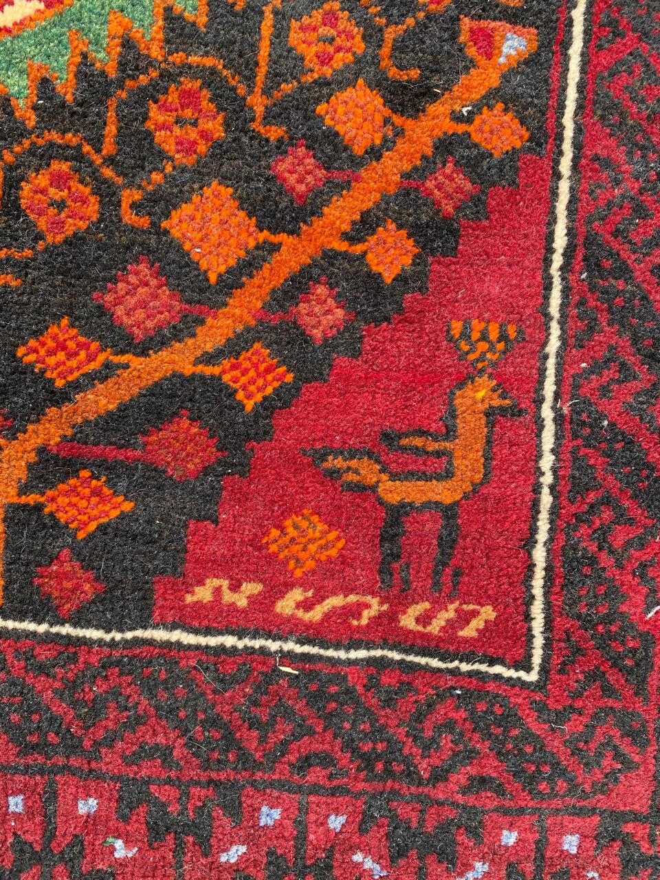 Vintage carpet belutch turkmen 106x188 cm
