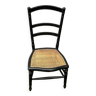 Black chair Napoleon III seated in canning