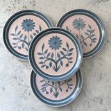 Set of 4 stamped Longchamp plates