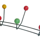 Coat rack 8 patères colors 50s - Good condition