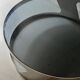 Italian round coffee table in chromed metal & smoked glass, 1970s design