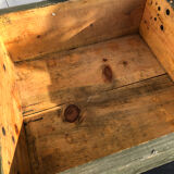 Green wooden chest ammunition box