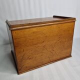 Letter door with roller shutter style art deco light oak