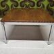 1970s vintage chrome coffee table.