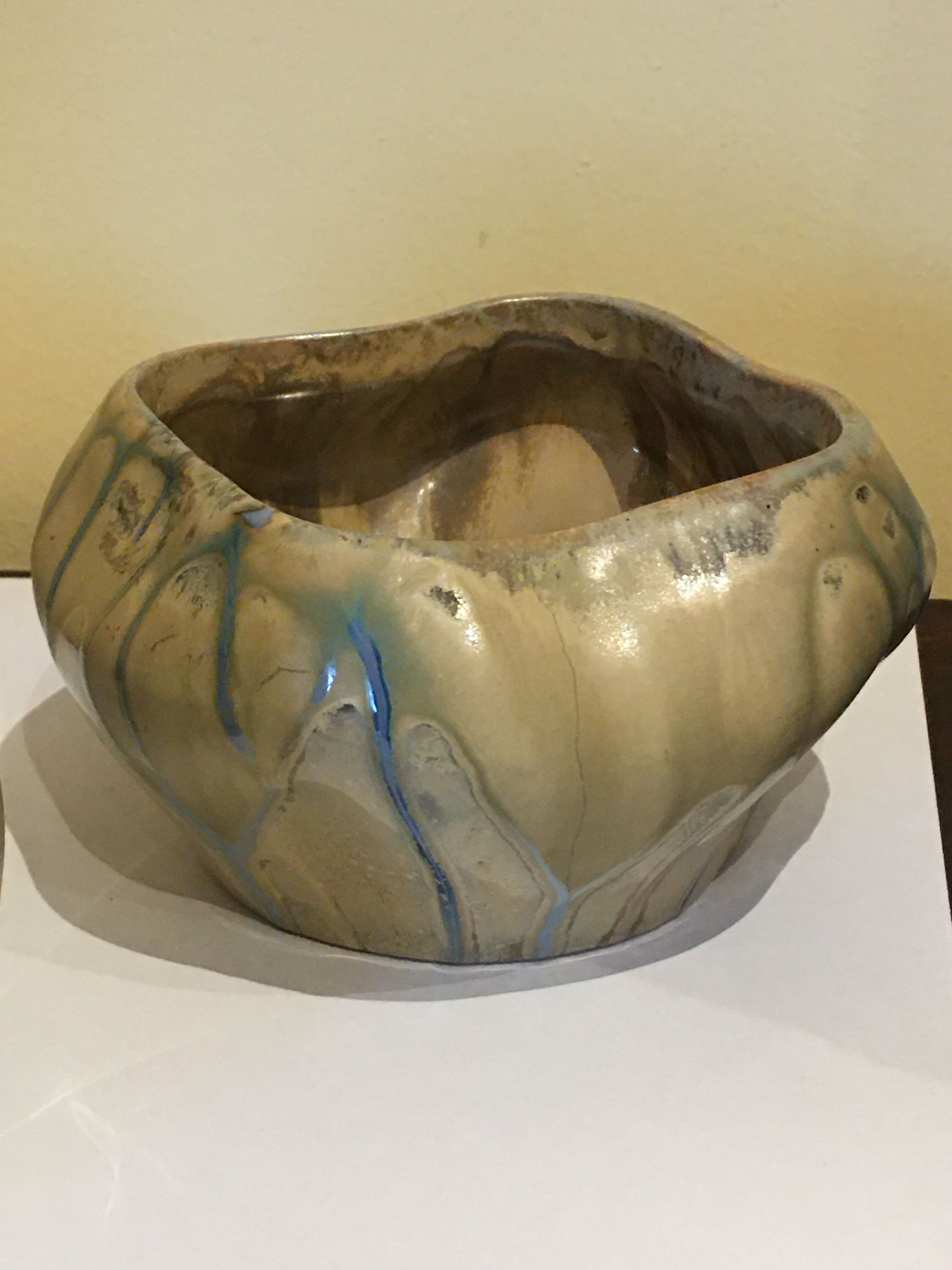 Lot of 3 ceramic pieces G. Metenier