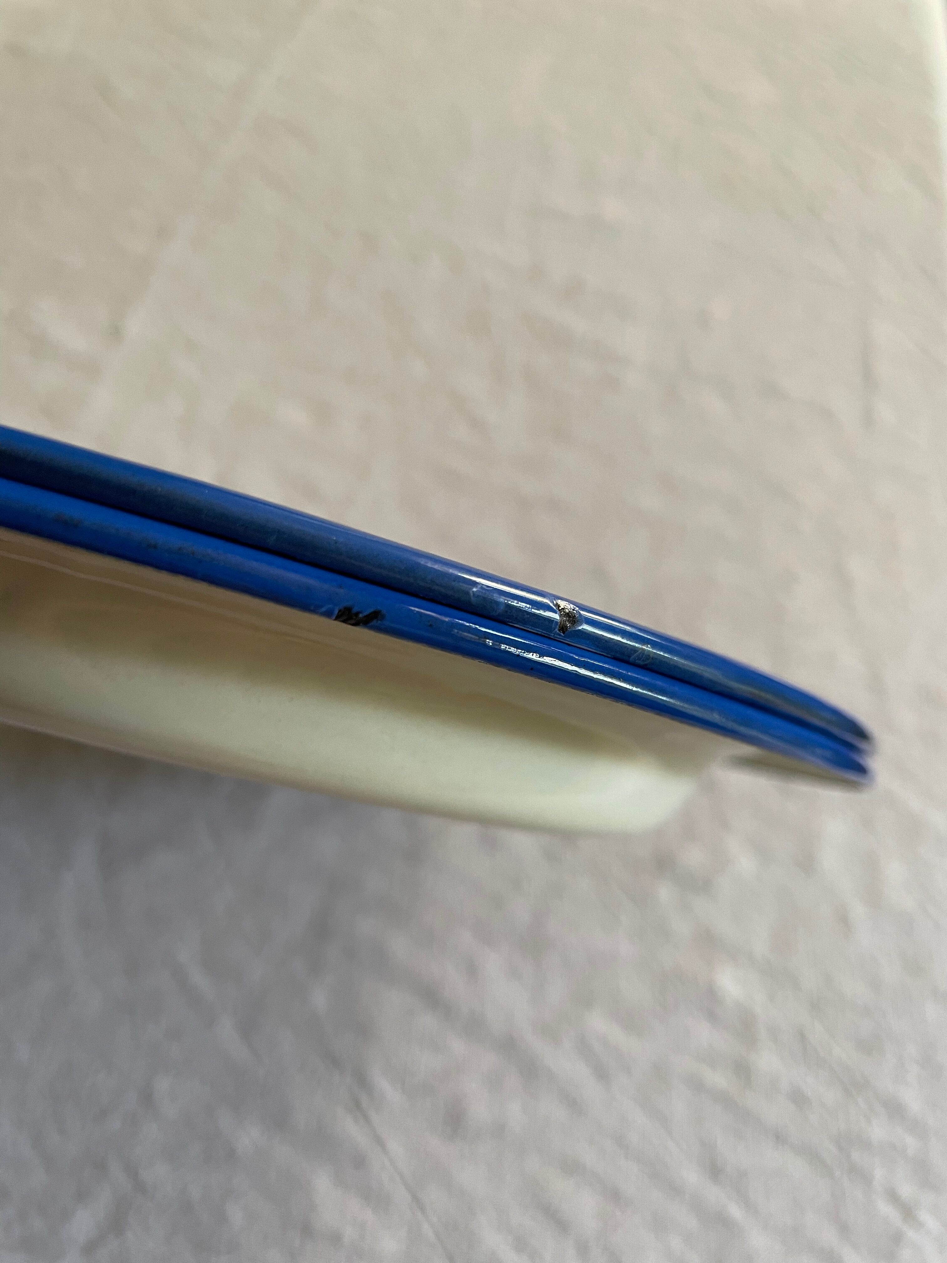 Blue enamelled sheet plates