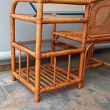 Furniture phone bamboo rattan and wicker