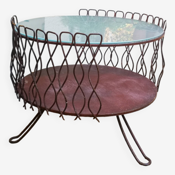 Pescatore coffee table, wrought iron