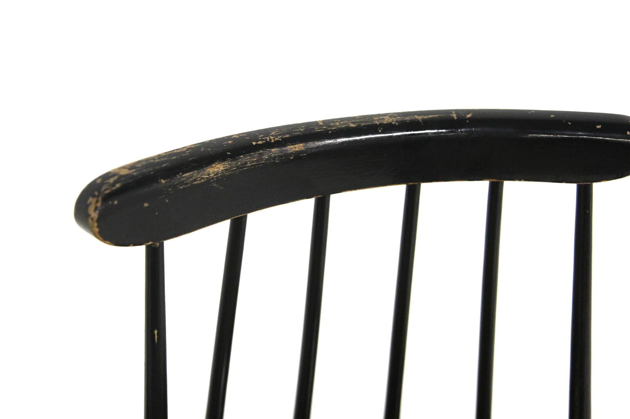 Set of 4 "Fanett" chairs in teak by Ilmari Tapiovaara, Sweden, 1960.