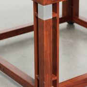 Table d'appoint/café design Art Déco carrée