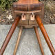 Pair of vintage Tyrolean chairs in solid wood