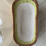 Alsatian wicker cradle