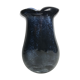 Old glass vase multilayer blue, white vintage interior