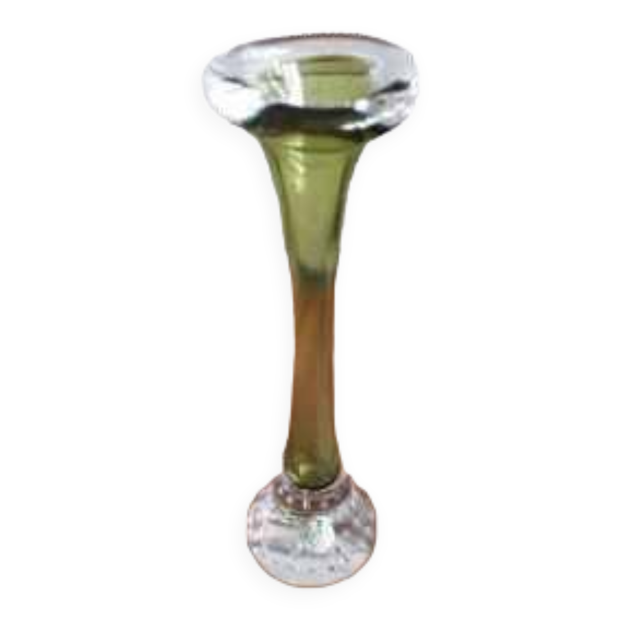 Swedish soliflore vase in blown glass