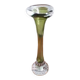Vase soliflore suédois en verre soufflé