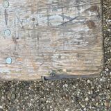 Pair of foldable benches guinguette