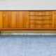 Scandinavian teak row
