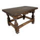 Vintage footrest - Vintage flower stand - Small low wooden stool