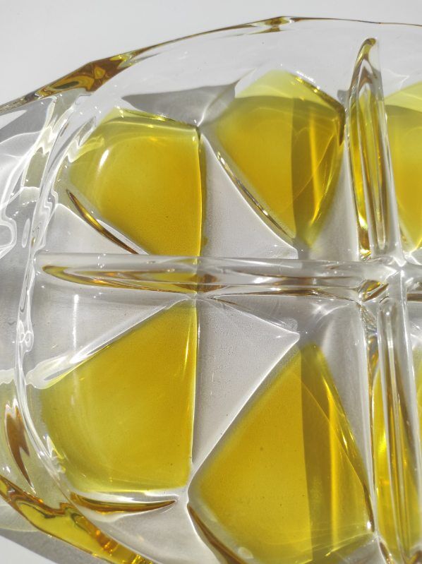 vintage dish Walther Kristallglas