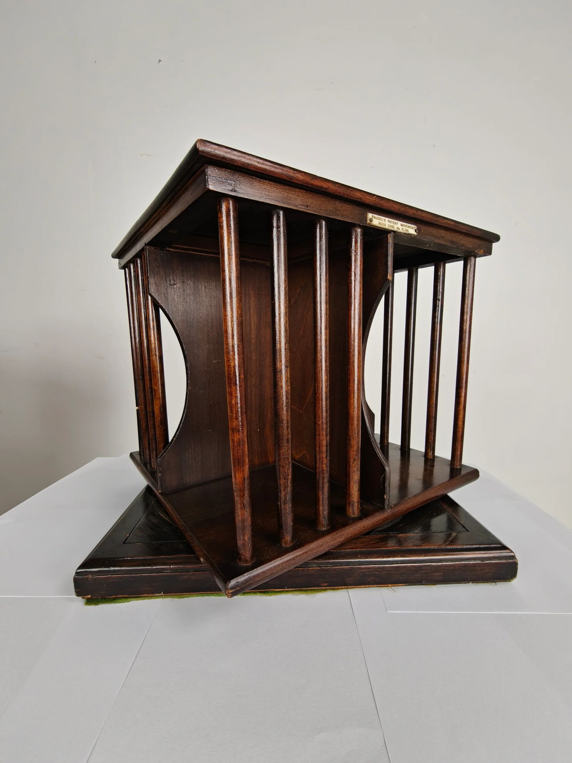 Miniature antique bookcase/bookmill circa 1900