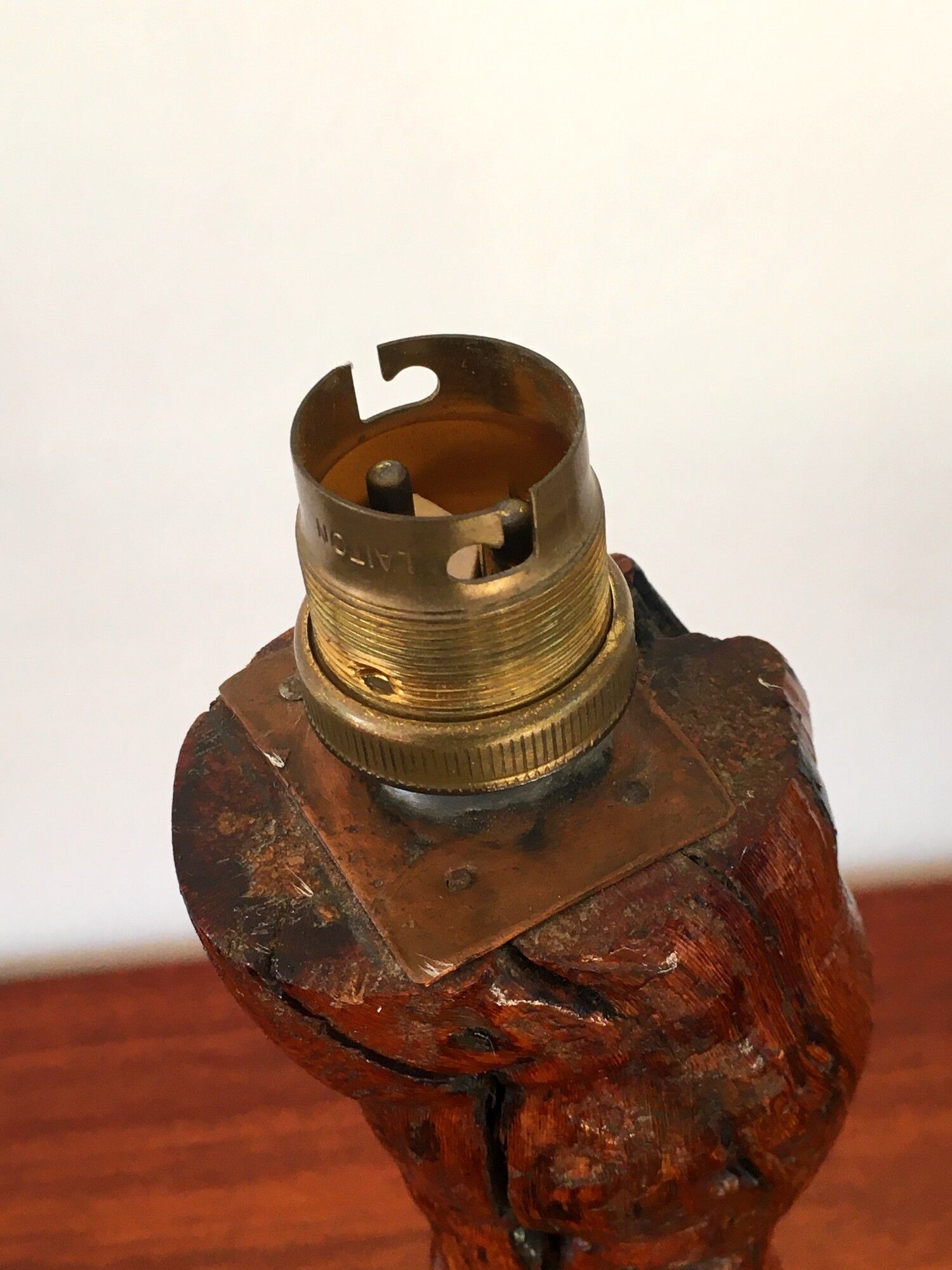 Vintage brutalist lamp 50s