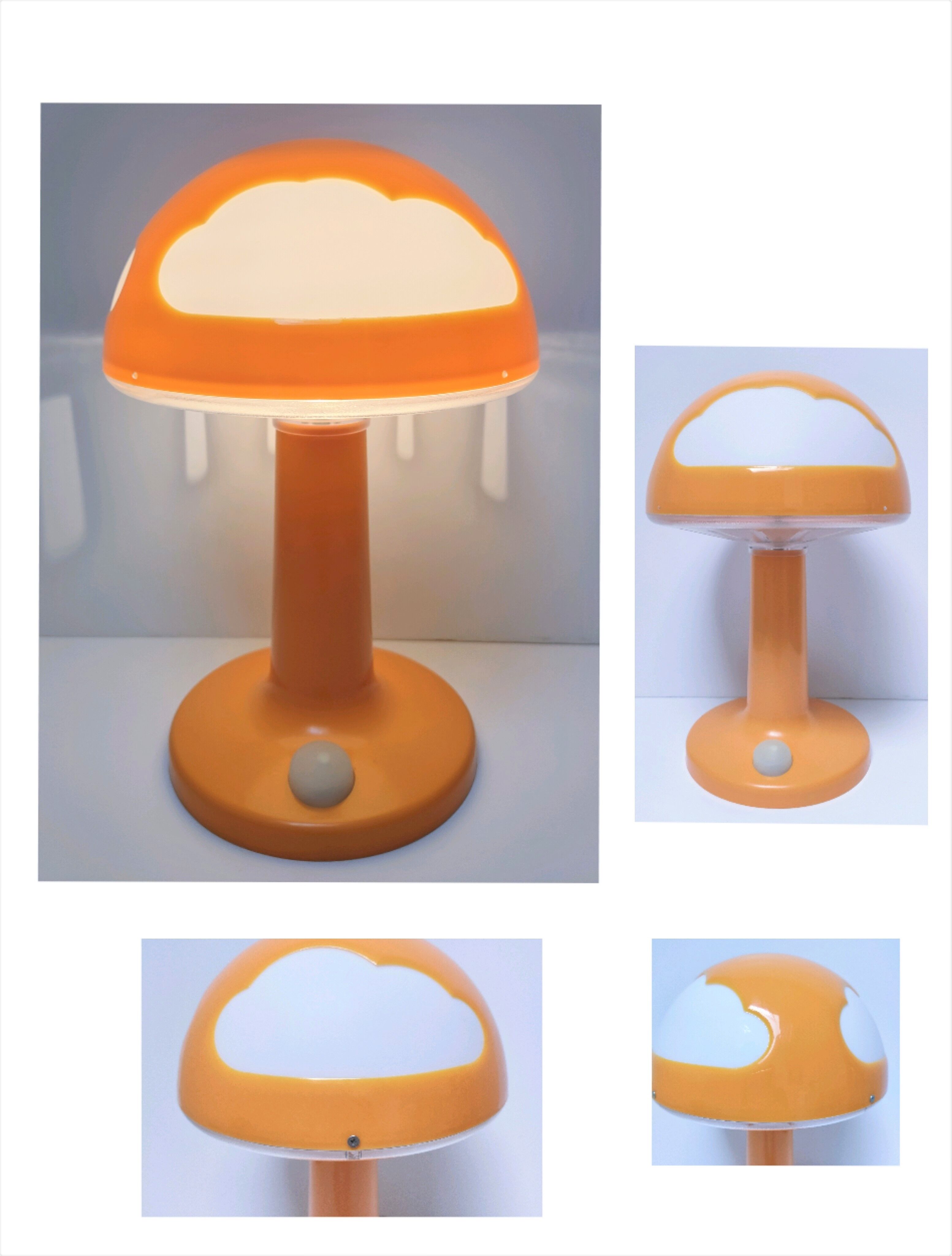 Skojig orange cloud lamp Ikea design Henrik Preutz