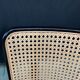 Chaise cannage bois noir caviar