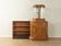 Unique Art Deco display cabinet from the 1930s with open bookshelf from the 1960s