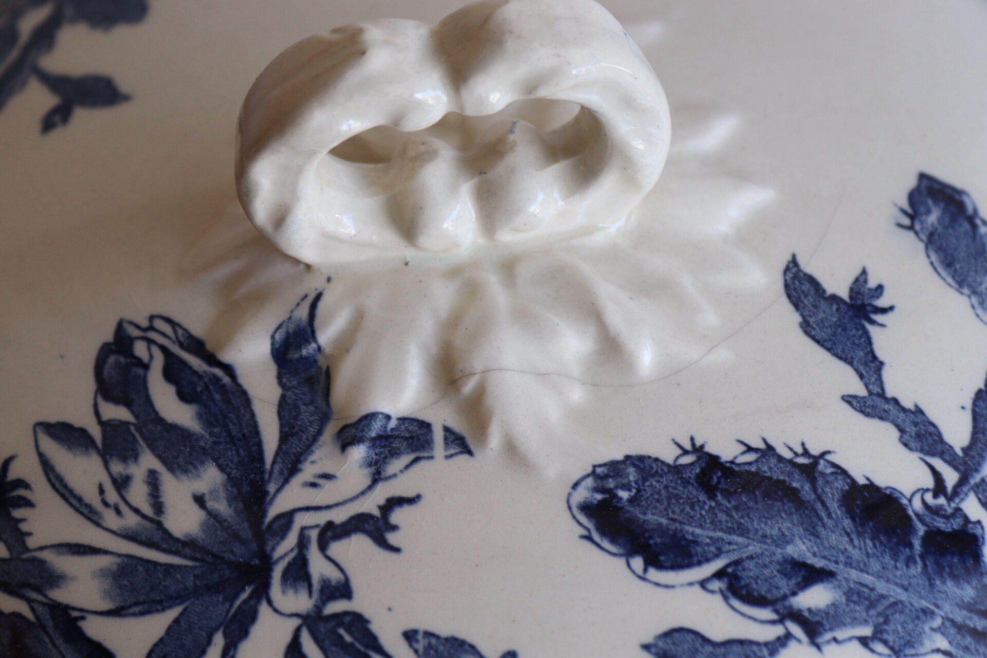 antique Gien service model Cactus in earthenware