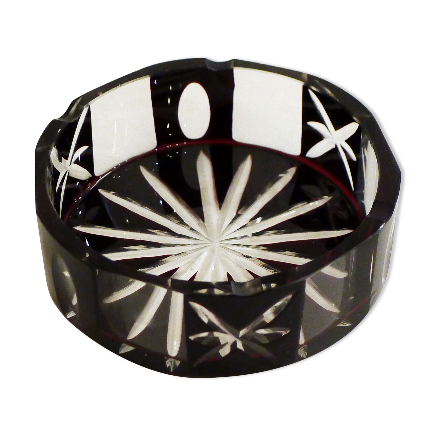 Bohemian Crystal Ashtray