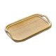 Large rattan and cane tray
