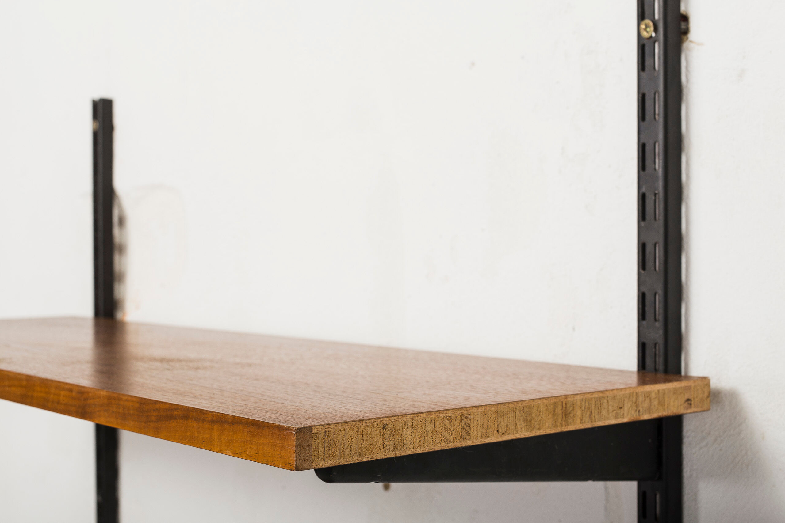 Vintage walnut shelving system from Sparrings, 1960s