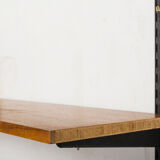 Vintage walnut shelving system from Sparrings, 1960s