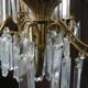 Lustre en laiton et pampilles