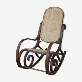 Wooden rocking chair and canning