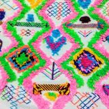 Tapis berbère marocain tribal coloré 280 x 140cm