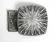 Very nice 1960s Pop Art Sunburst design cast aluminum door handle