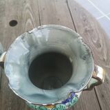 Cerart Monaco 50's floral pattern slip vase