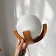 1980s pin support ball desk lamp