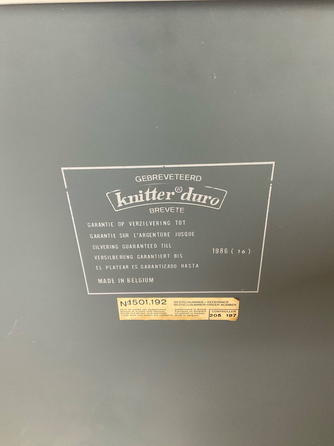 Space Age Knitter Duro Patented Mirror 70s