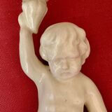 Wall lamp glazed ceramic representing a putti fca lisboa portugal sant anna
